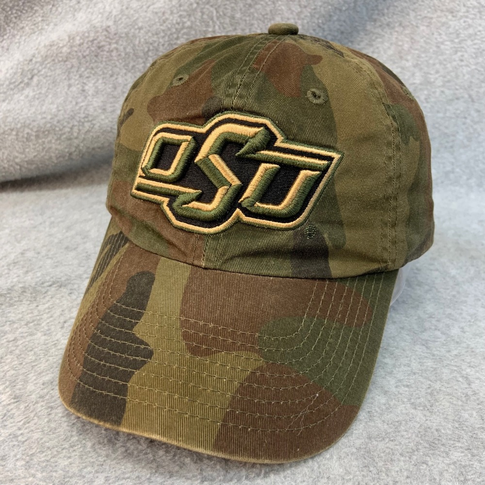 OSU Logo Mens Camo Captivating Headgear Hat Adjustable NCAA Baseball Cap OSFM